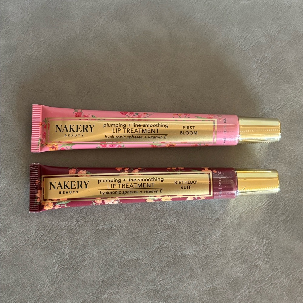 Nakery Lip Treatment Duo - First Bloom & Birthday Suit